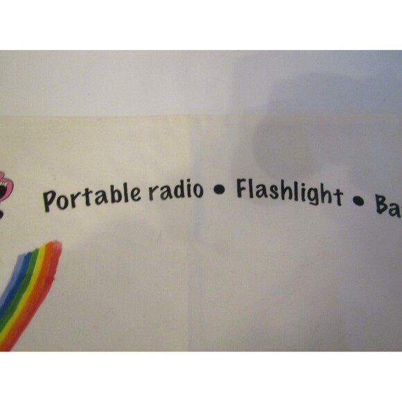 Disney Pillow Case American Red Cross First Aid Kit Supplies List RARE - Picture 8 of 10